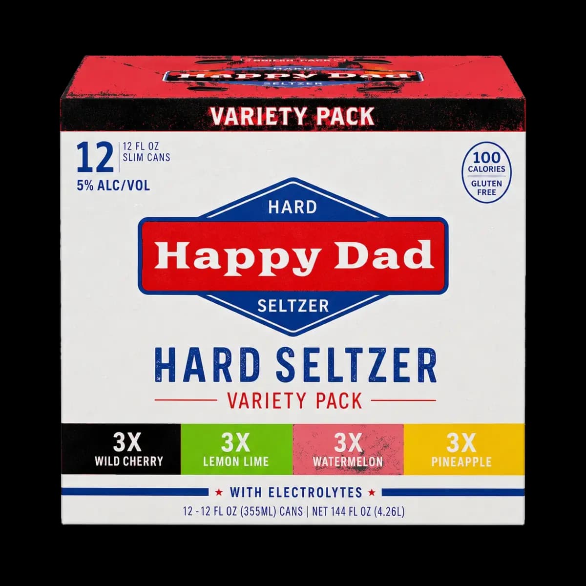 Happy Dad Hard Seltzer Variety Pack