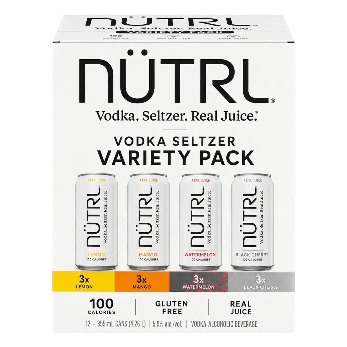 NÜTRL Vodka Seltzer Variety Pack
